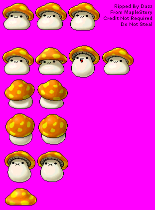 PC / Computer - MapleStory - Orange Mushroom (Morph) - The Spriters ...