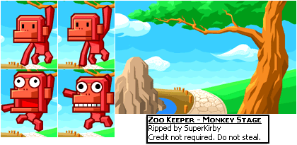 Zoo Keeper - Monkey Stage