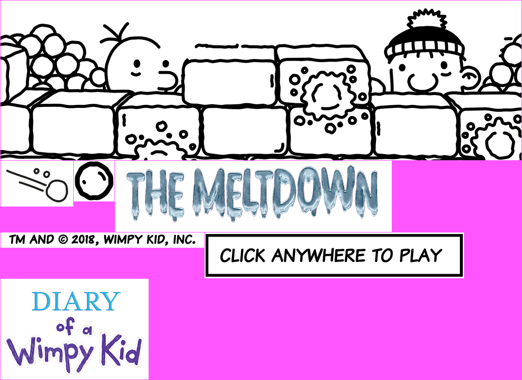 Diary Of Wimpy Kid: The Meltdown - Title Screen