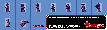 Mage/Wizard (Helltaker Colors)