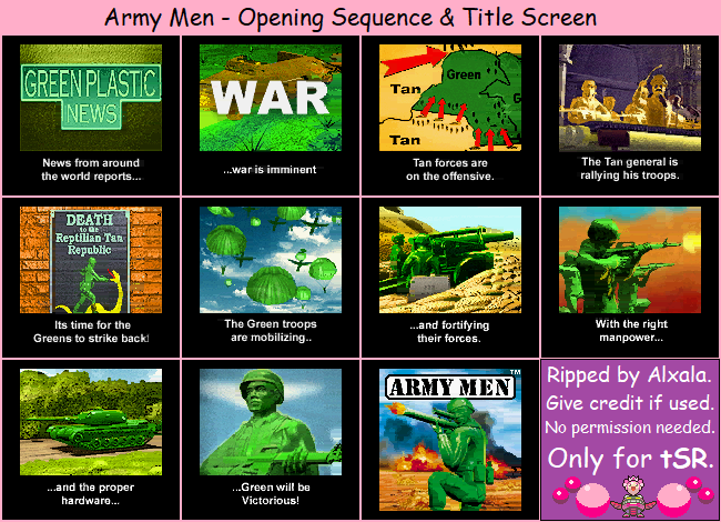 Army Men - Opening Sequence & Title Screen