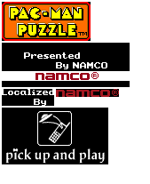 Pac-Man Puzzle - Title Screen