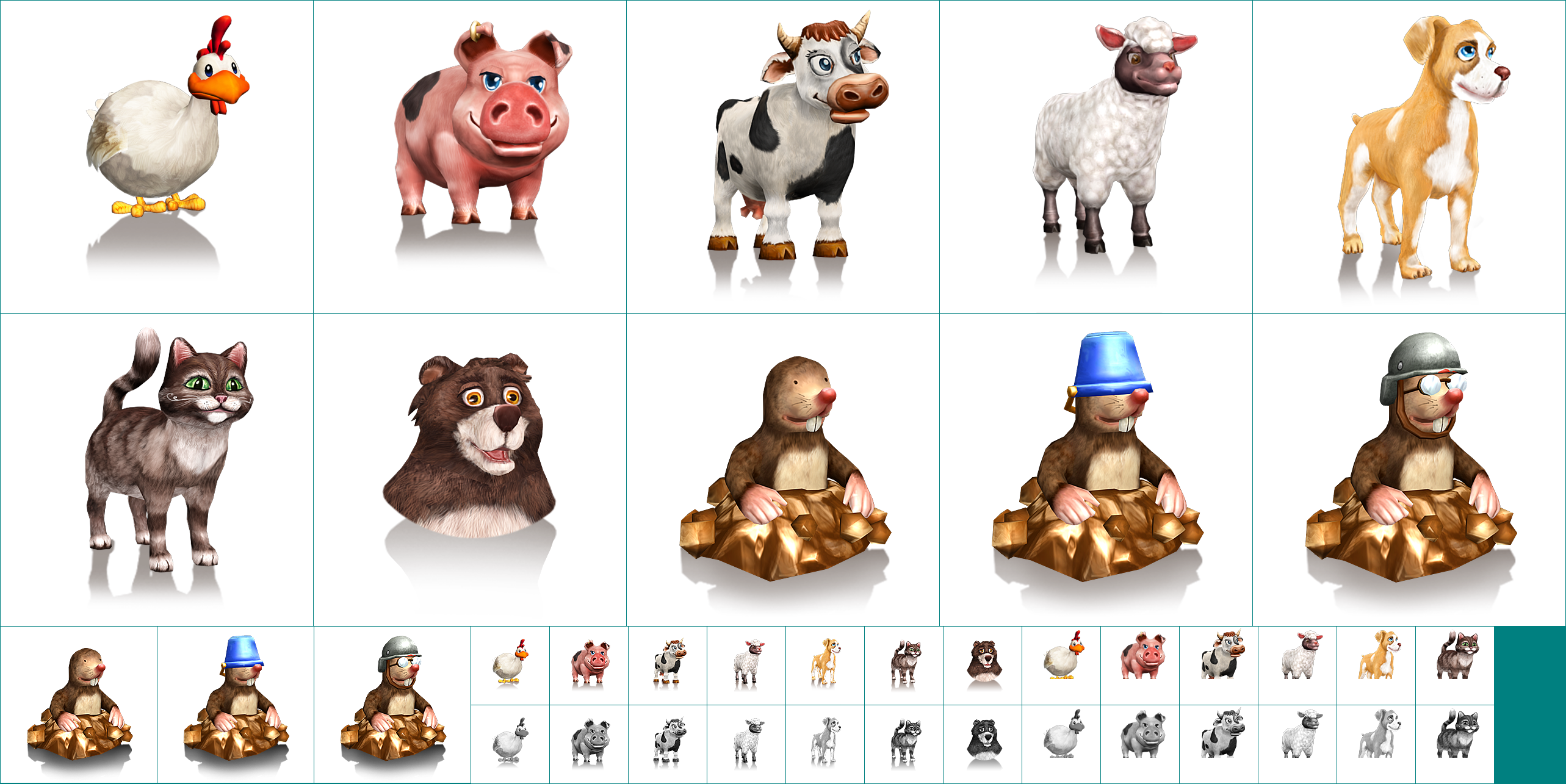 Farm Frenzy 4 - Animal Icons