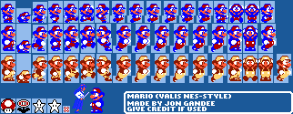 Mario (Valis NES-Style)