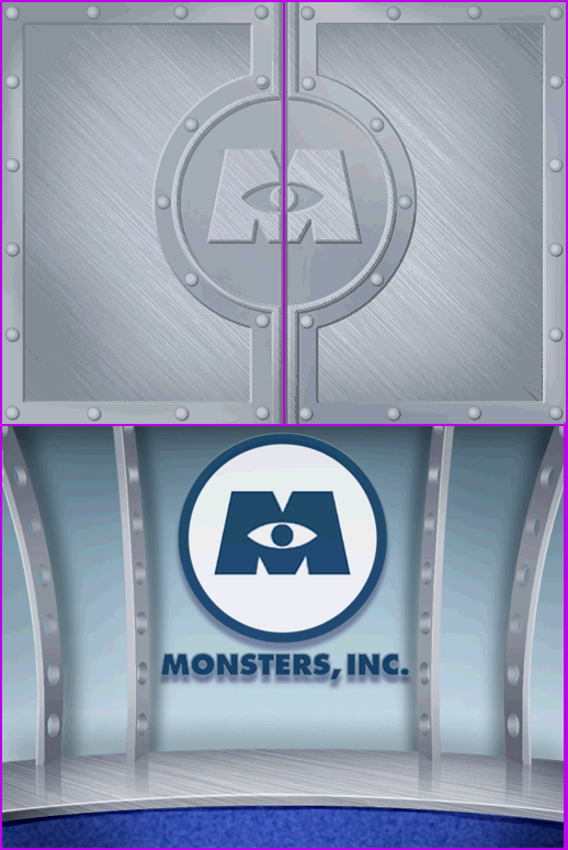 Monsters, Inc. Scream Team - Title Screen & Main Menu