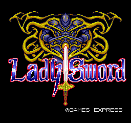 Lady Sword - Title Screen