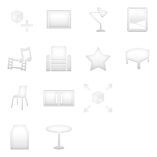 PlayStation Home - Furniture Management Icons