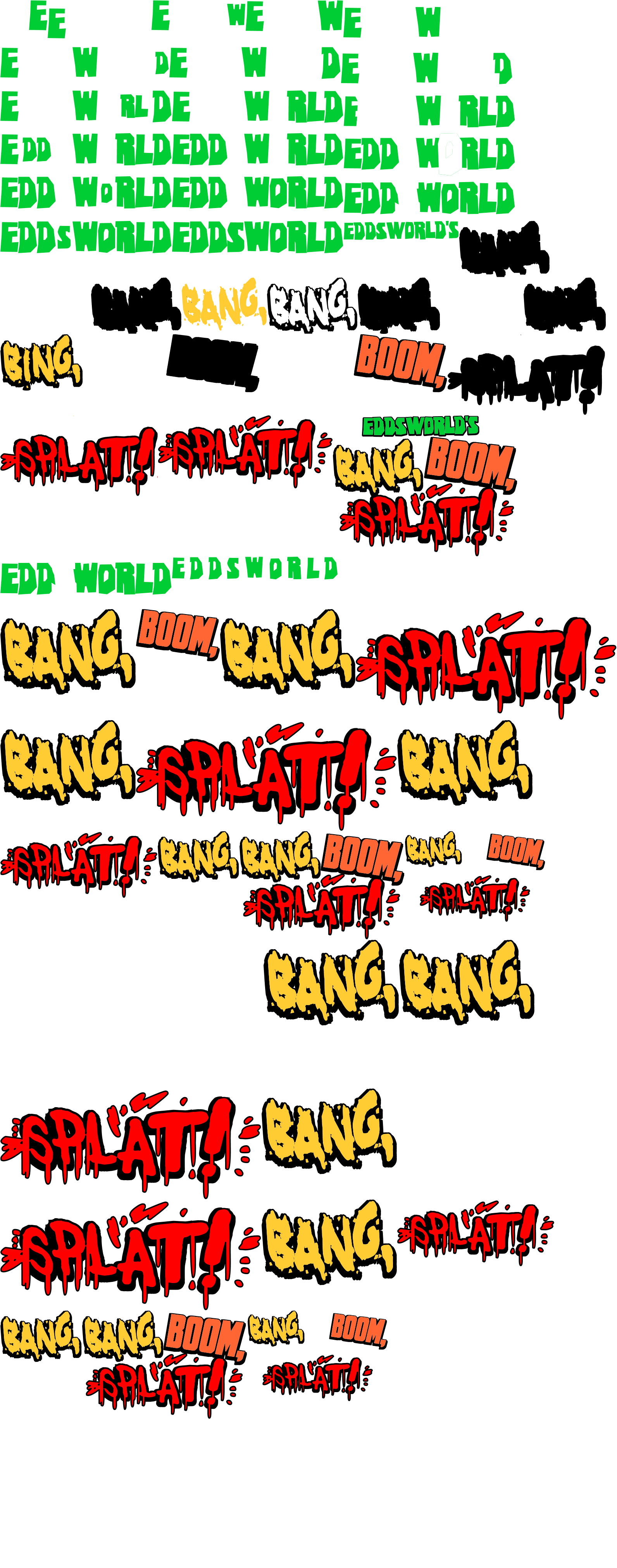 Eddsworld: Bang Boom Splat - Logo