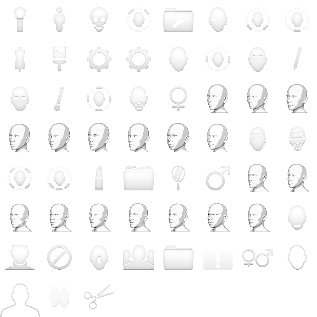 Character Customization Icons