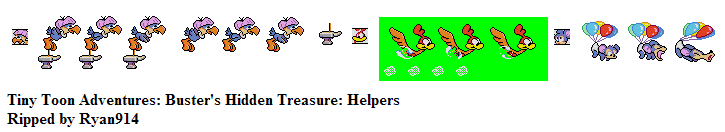 Tiny Toon Adventures: Buster's Hidden Treasure - Helpers