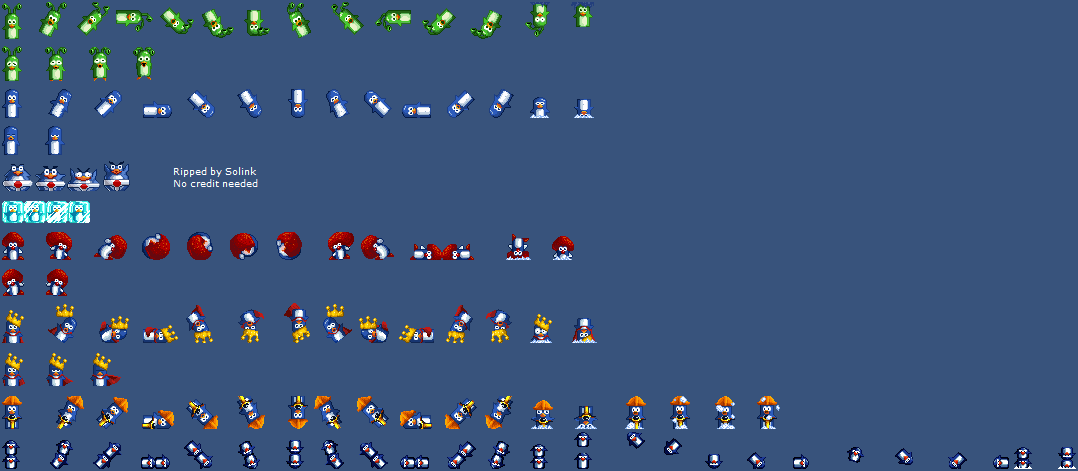 Club Penguin Sprite Sheet