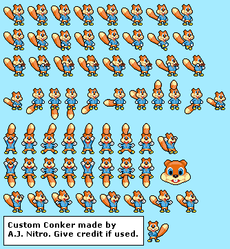 Custom / Edited - Conker Customs - Conker - The Spriters Resource