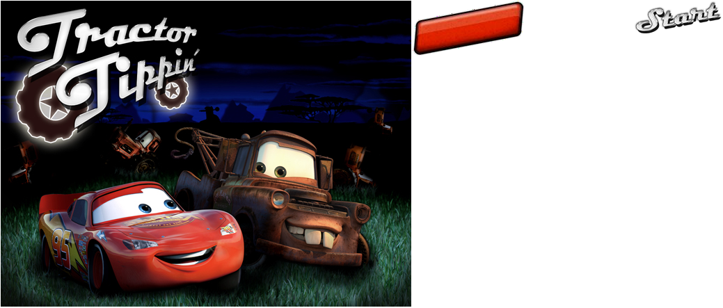 Cars: Tractor Tipping - Title Screen