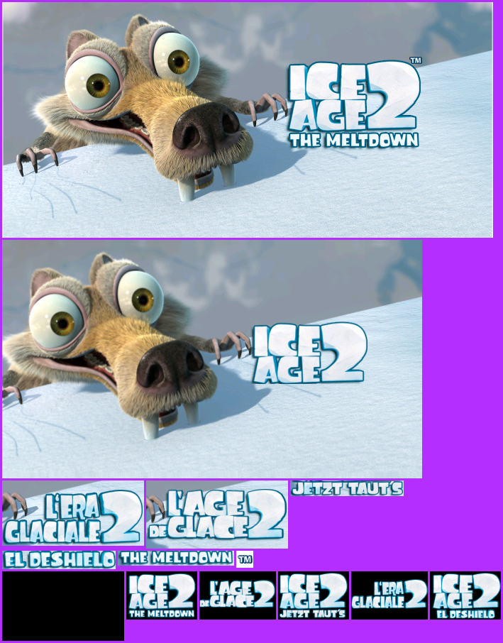 Ice Age 2: The Meltdown - Wii Menu Banner & Icon