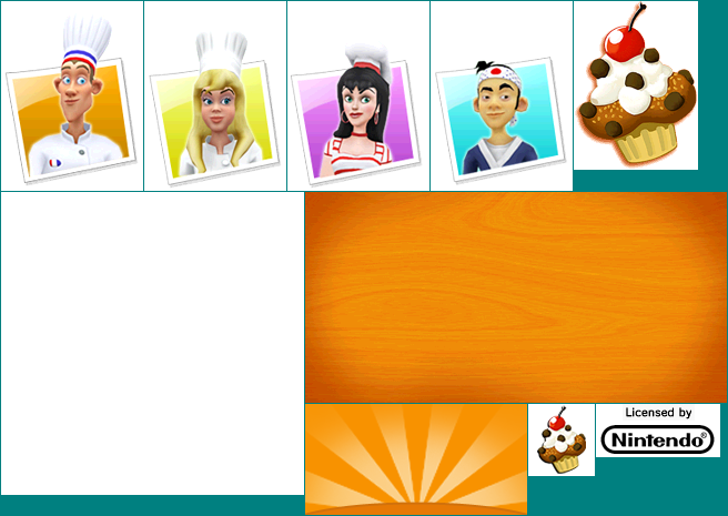 Cook Wars / Cook-off Party - Wii Menu Icon and Banner