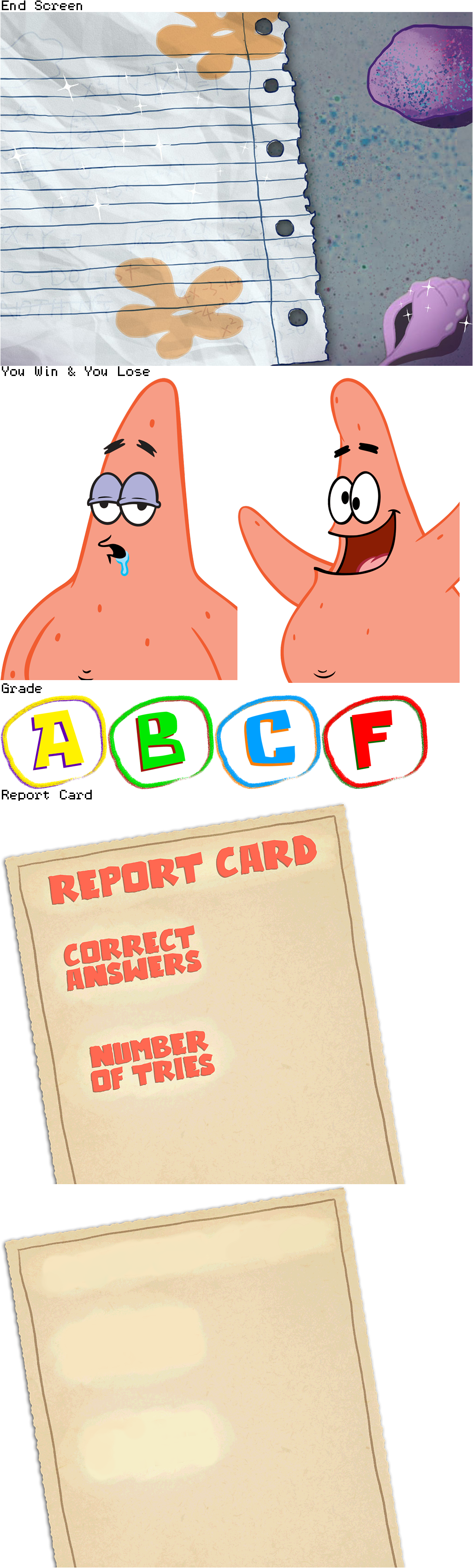 SpongeBob SquarePants: Are You Smarter Than Patrick Star? - End Screen