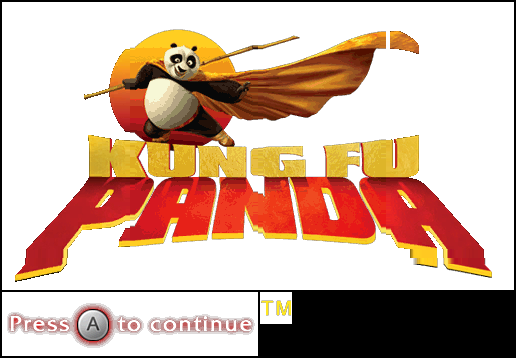 The Spriters Resource - Full Sheet View - Kung Fu Panda - Title Screen