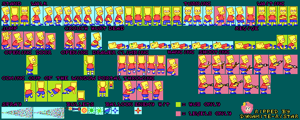 Bart Simpson's House of Weirdness (DOS) - Bart Simpson