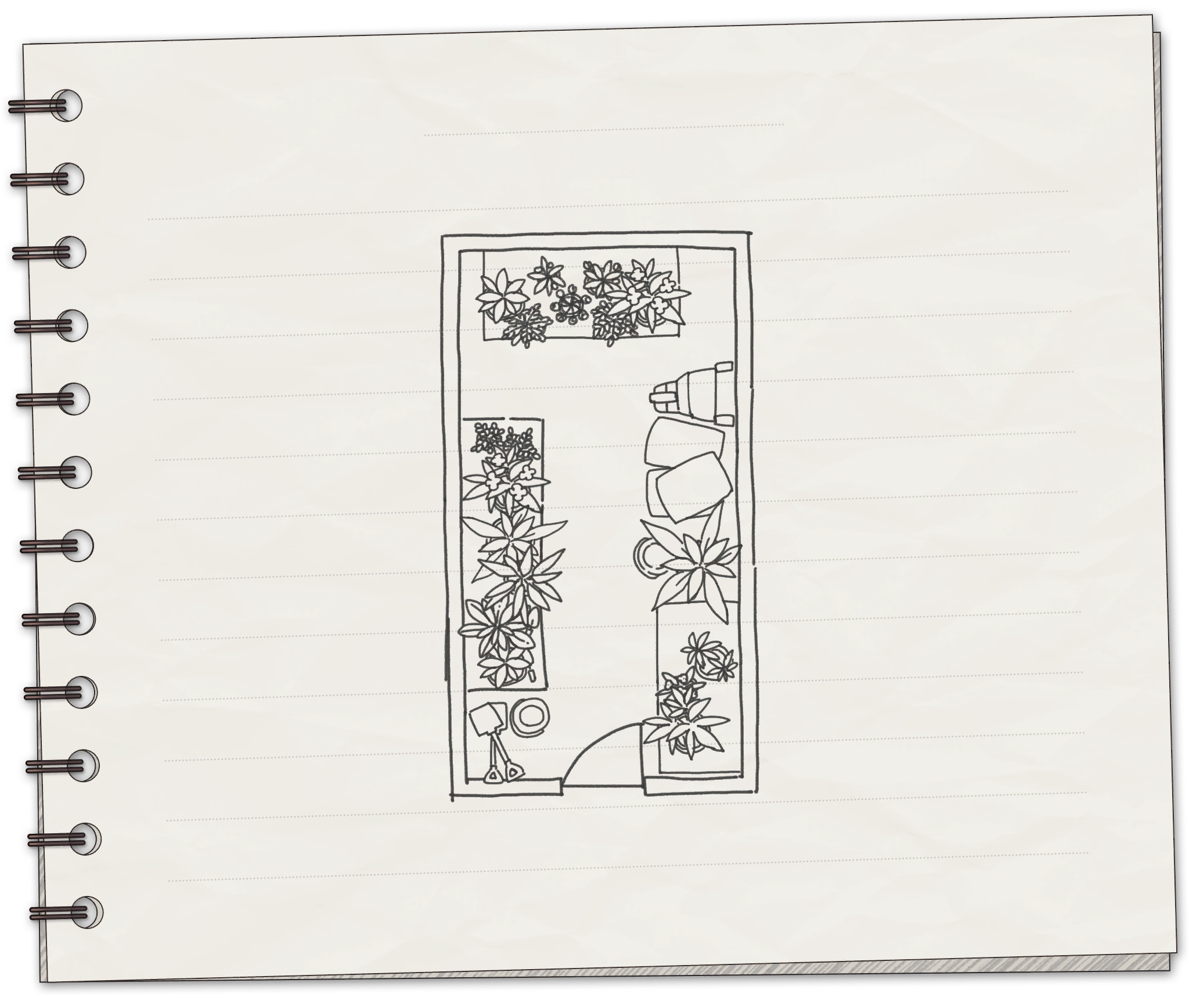 Another Code: Recollection - Lake Juliet Notebook - Graham Family Grounds (Greenhouse)