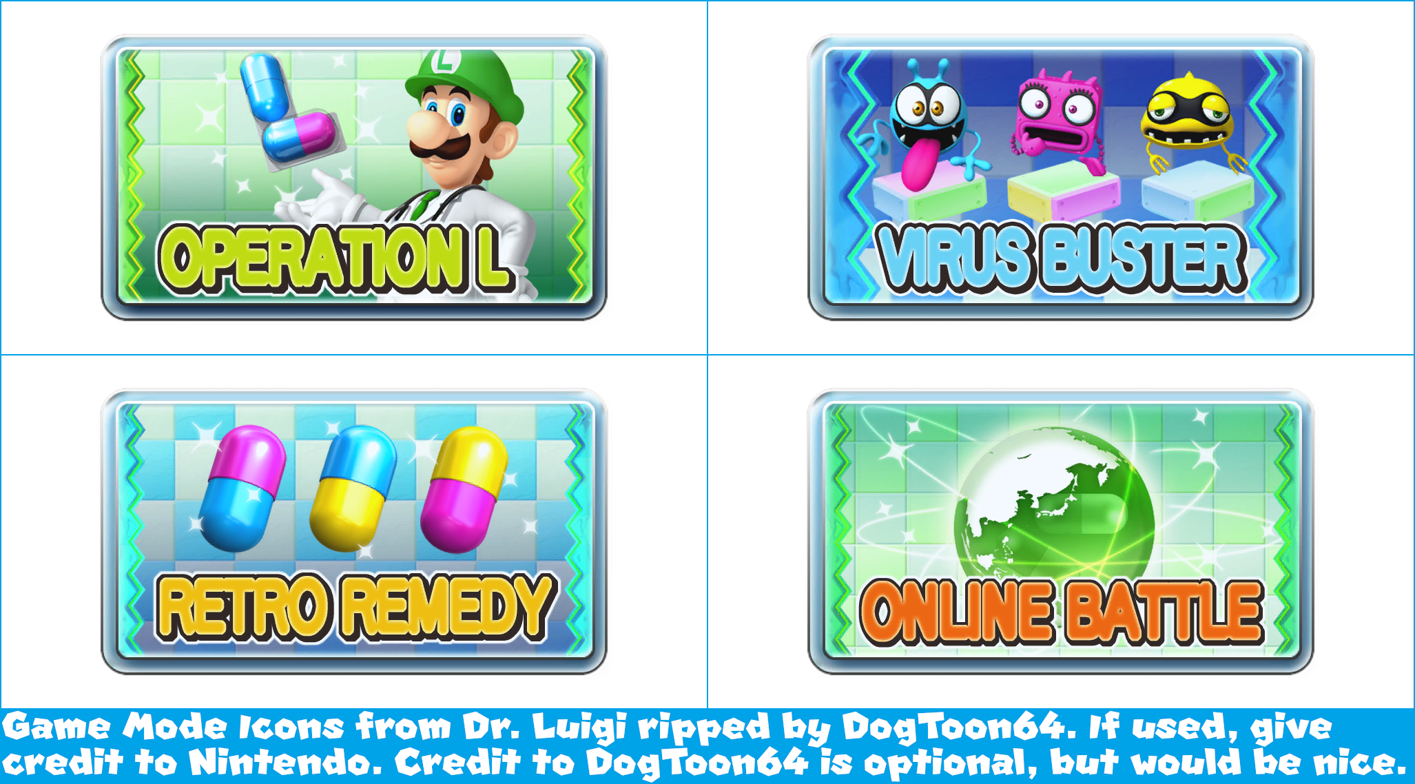 Dr. Luigi - Game Mode Icons