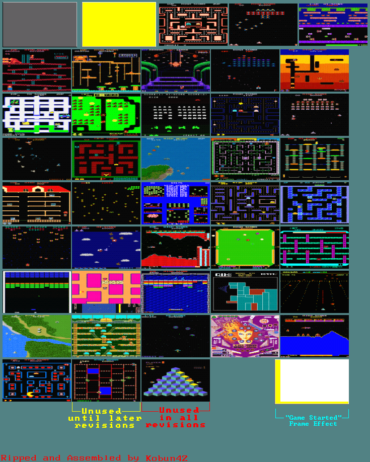 MAME Multicades (Bootleg) - Game Selection Menu (VGA)