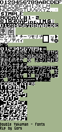 Double Yakuman (JPN) - Fonts