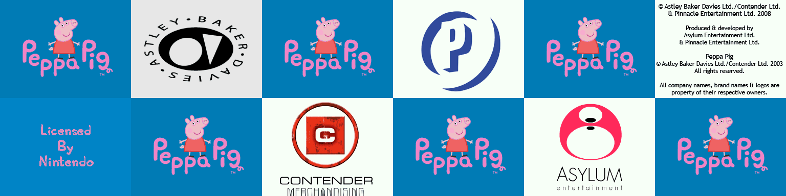 Peppa Pig: The Game - Company Screens