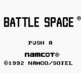 Battle Space (JPN) - Title Screen