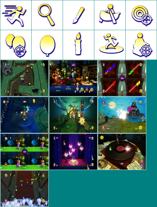 Ghost Mansion Party - Minigame Icon & Previews