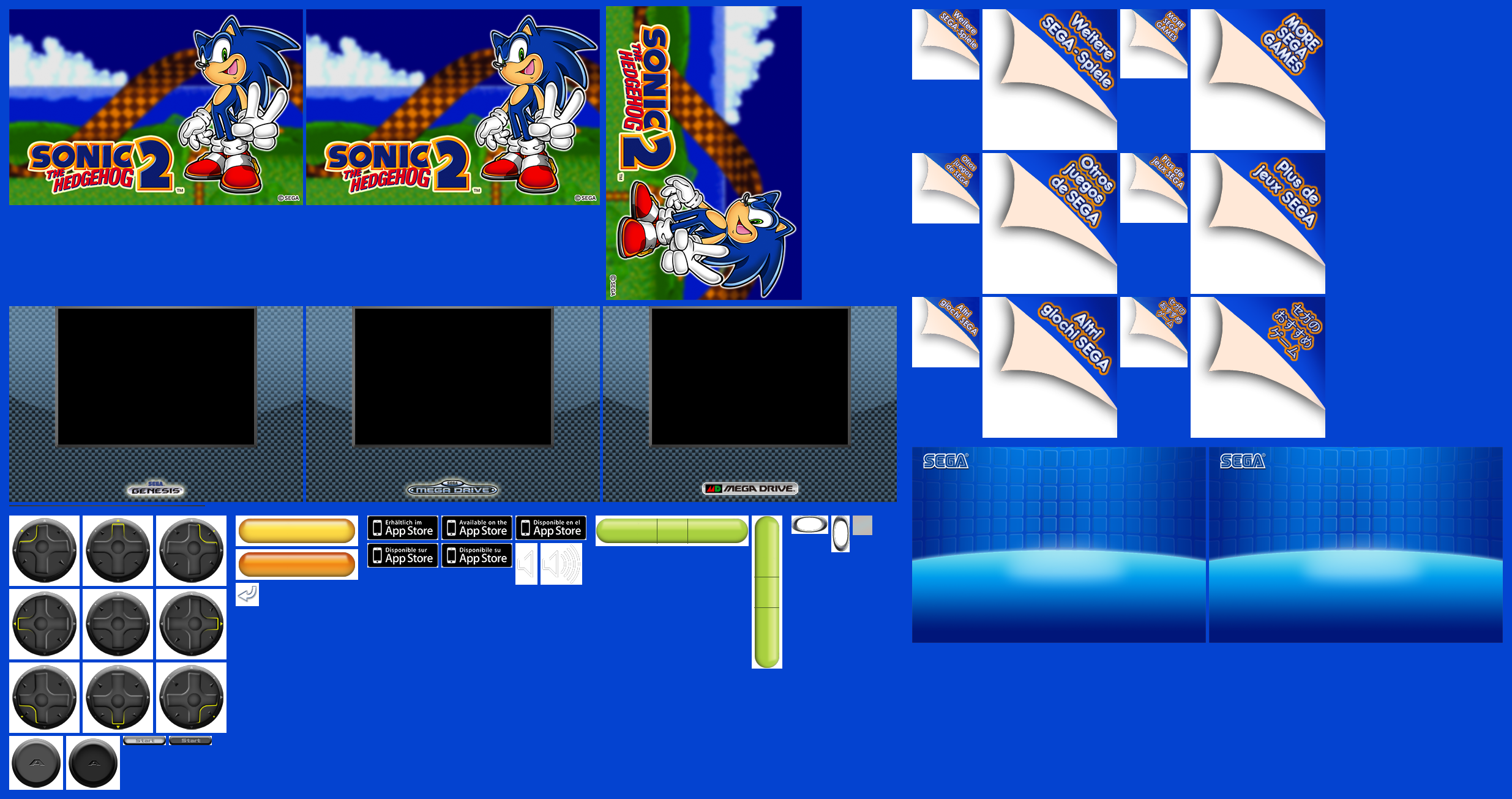Sonic the Hedgehog 2 (iPhone) - Menus & Interface