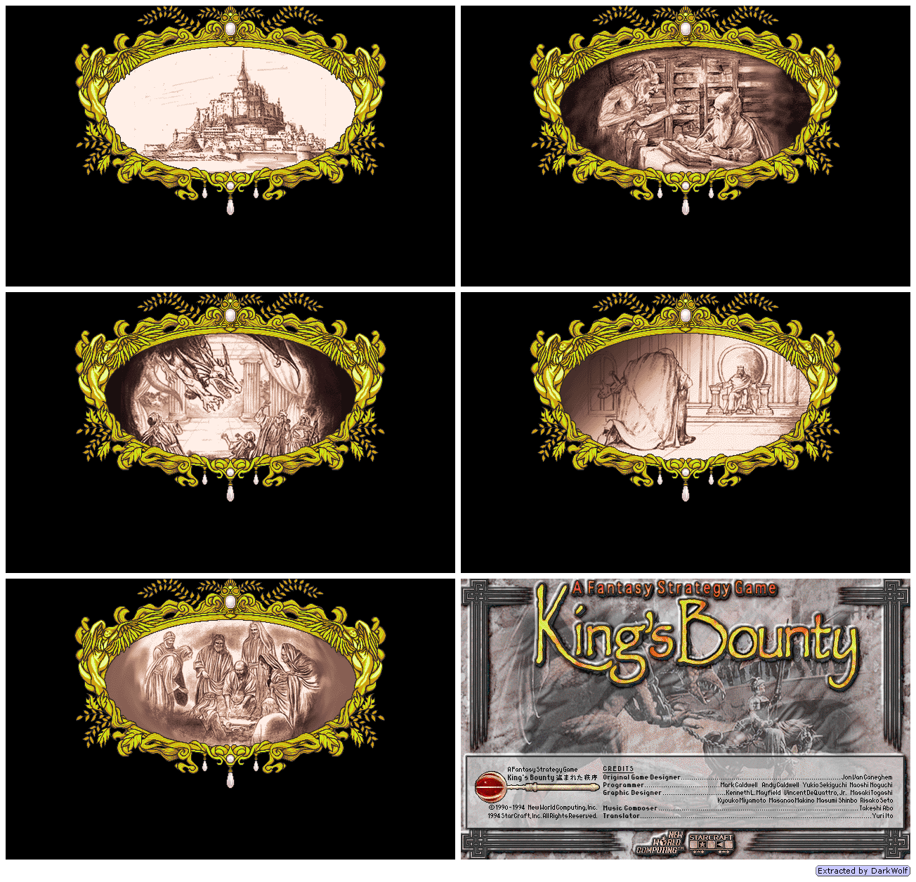 King's Bounty - Title & Story (256 Color)