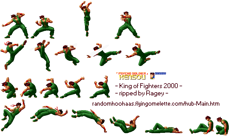 Arcade - The King of Fighters 2000 - Kensou - The Spriters Resource