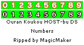 Ouran Koukou Host-Bu DS - Numbers