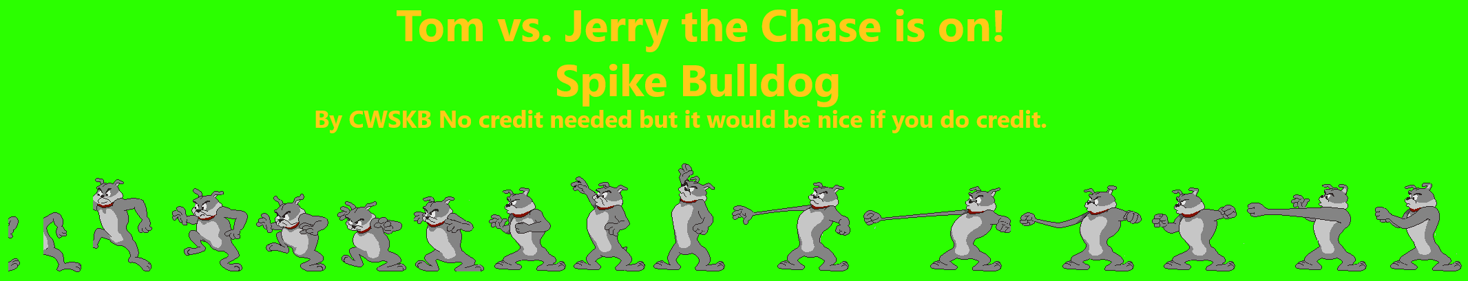 Tom VS. Jerry: The Chase Is On! (Prototype) - Spike Bulldog