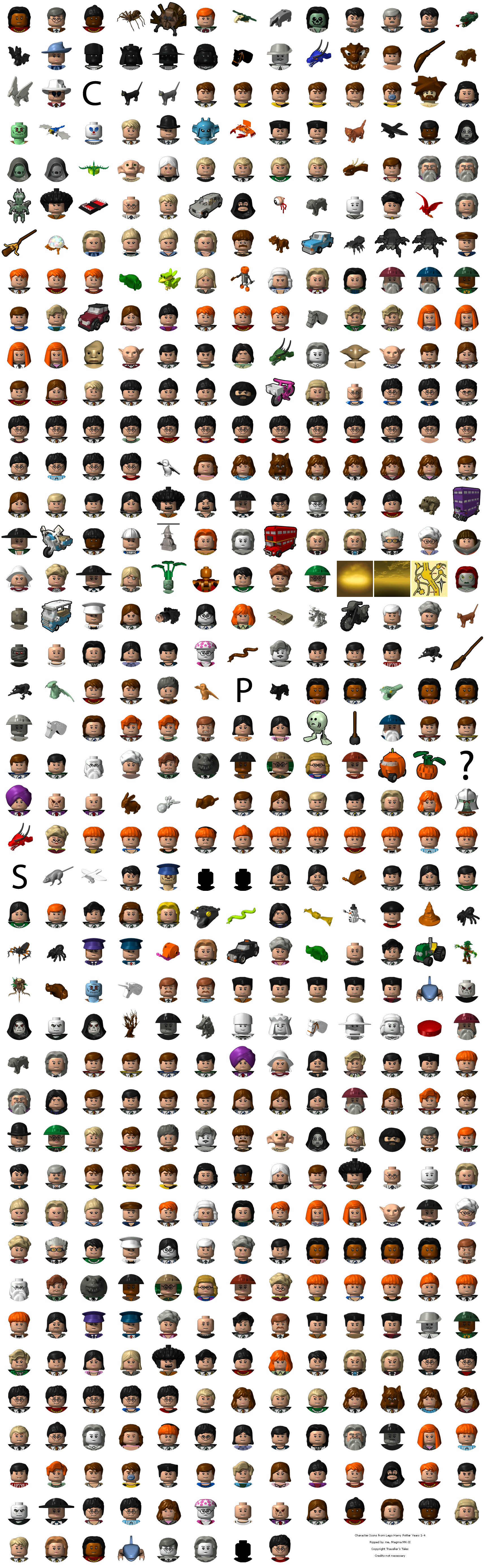 Lego Harry Potter Years 1~4 - Character Icons