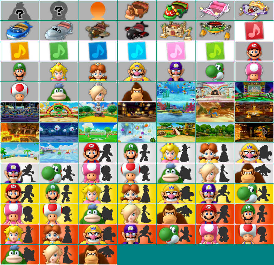 Mario Party 10 - Shop Icons