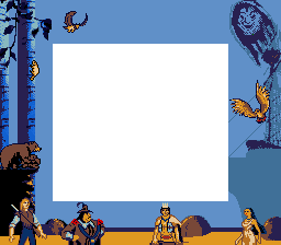 Pocahontas - Super Game Boy Frame