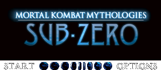 Mortal Kombat Mythologies: Sub-Zero - Title Screen