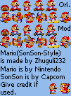 Mario Customs - Mario (SonSon-Style)