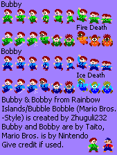 Bubby & Bobby (Mario Bros. Arcade-Style)