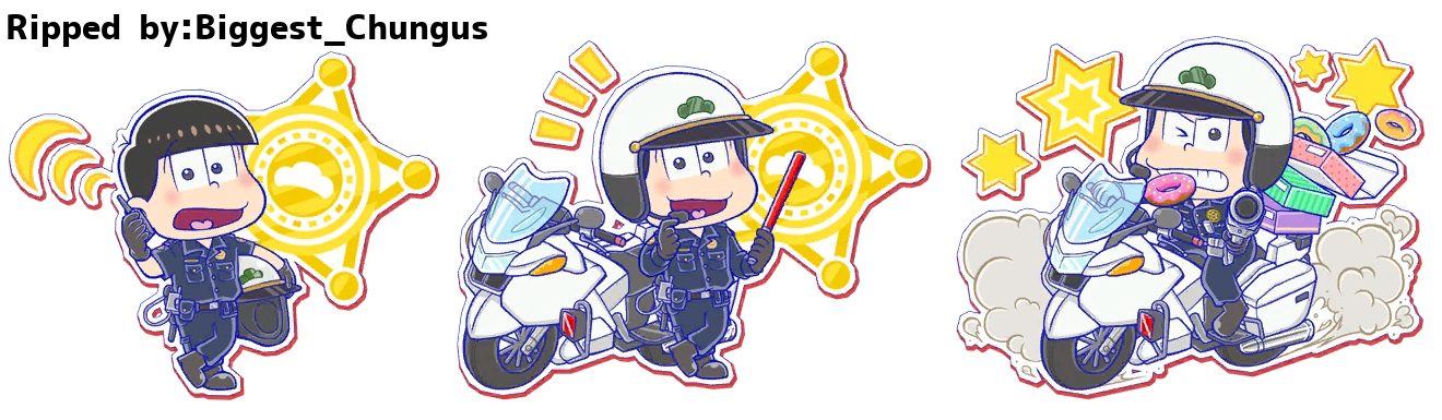 Motto! New Puzz Osomatsu-san: Shinpin Sotsugyou Keikaku - Osomatsu (Police Motorcycle)