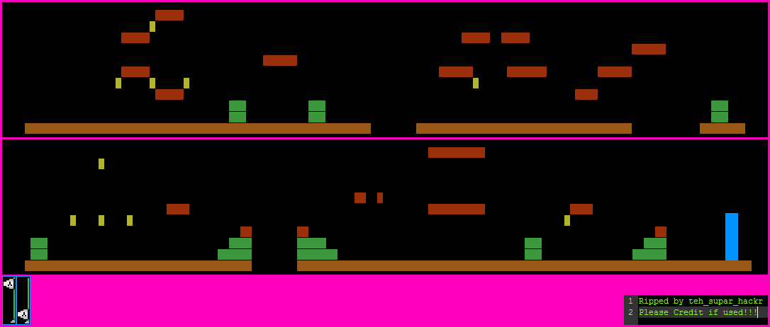 Princess Rescue (Homebrew) (Atari 2600) - World 1-1