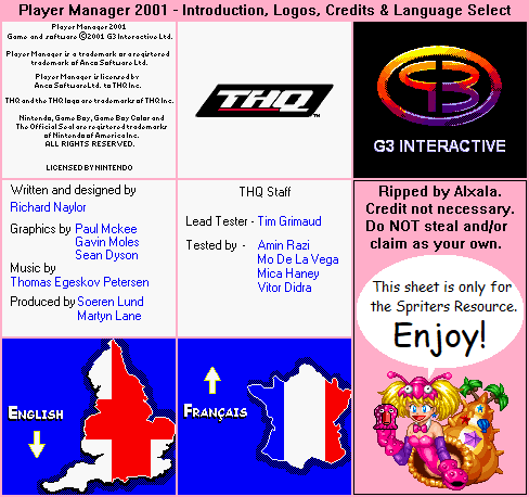 Player Manager 2001 - Introduction, Logos, Credits & Language Select