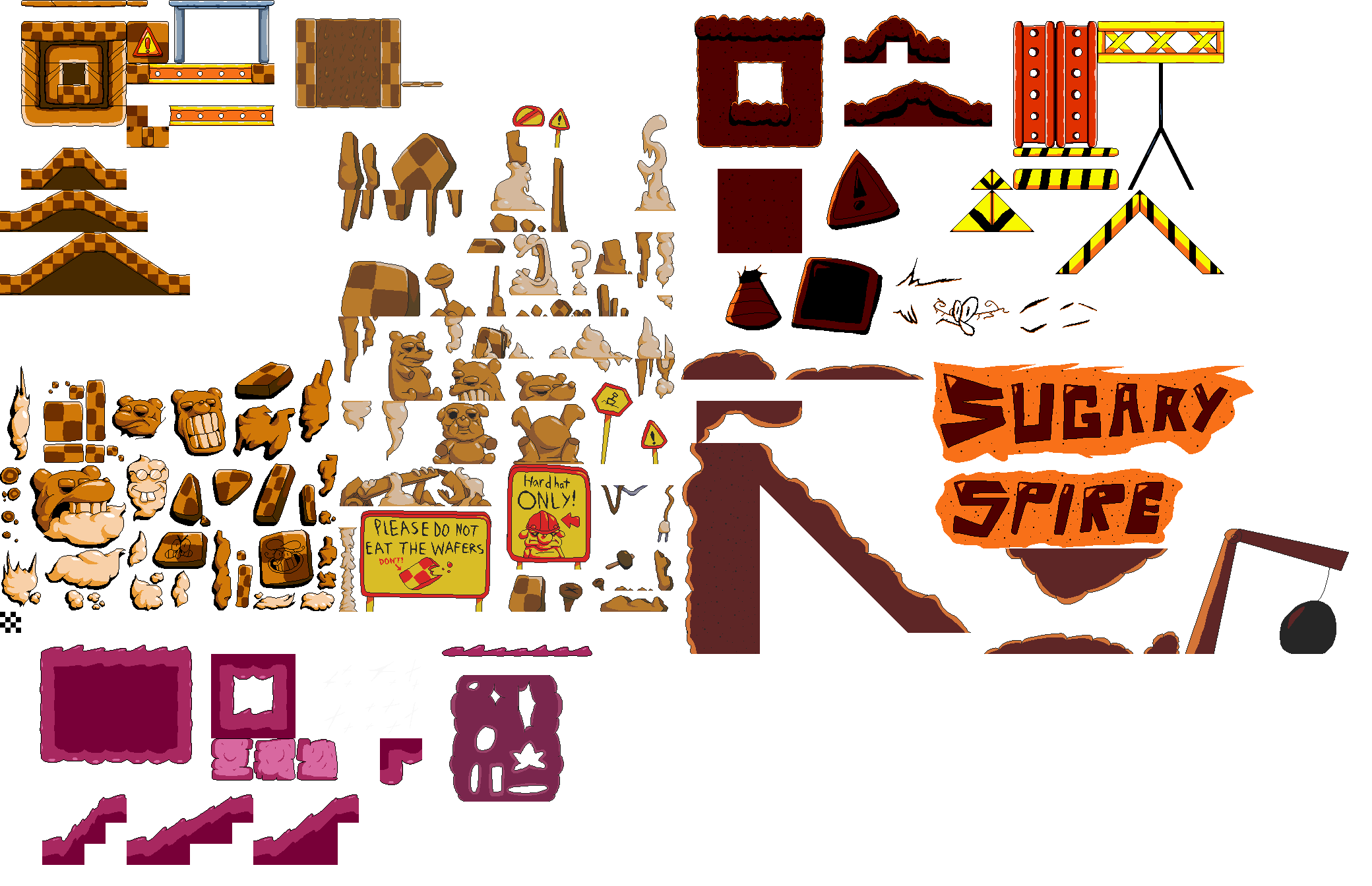 Sugary Spire (Demo) - Entryway / Crunchy Construction Tileset