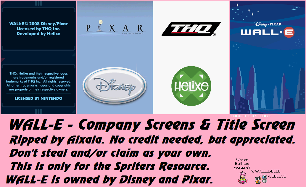 Company Screens & Title Screen