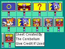 Sonic the Hedgehog Customs - Signposts (Sonic 2 8 Bit, Genesis-Style)