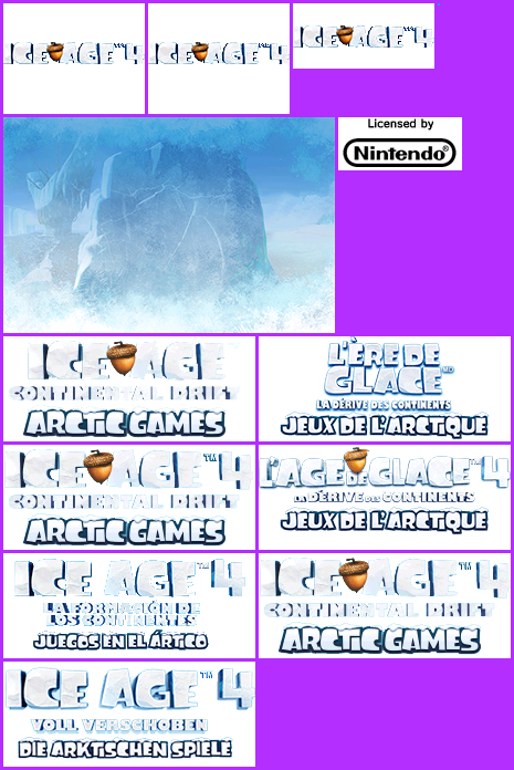 Ice Age: Continental Drift – Arctic Games - Wii Menu Banner & Icon