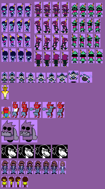 The Spriters Resource - Full Sheet View - Deltarune - Anniversary ...