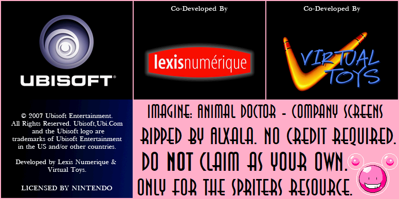 Imagine: Animal Doctor - Company Screens