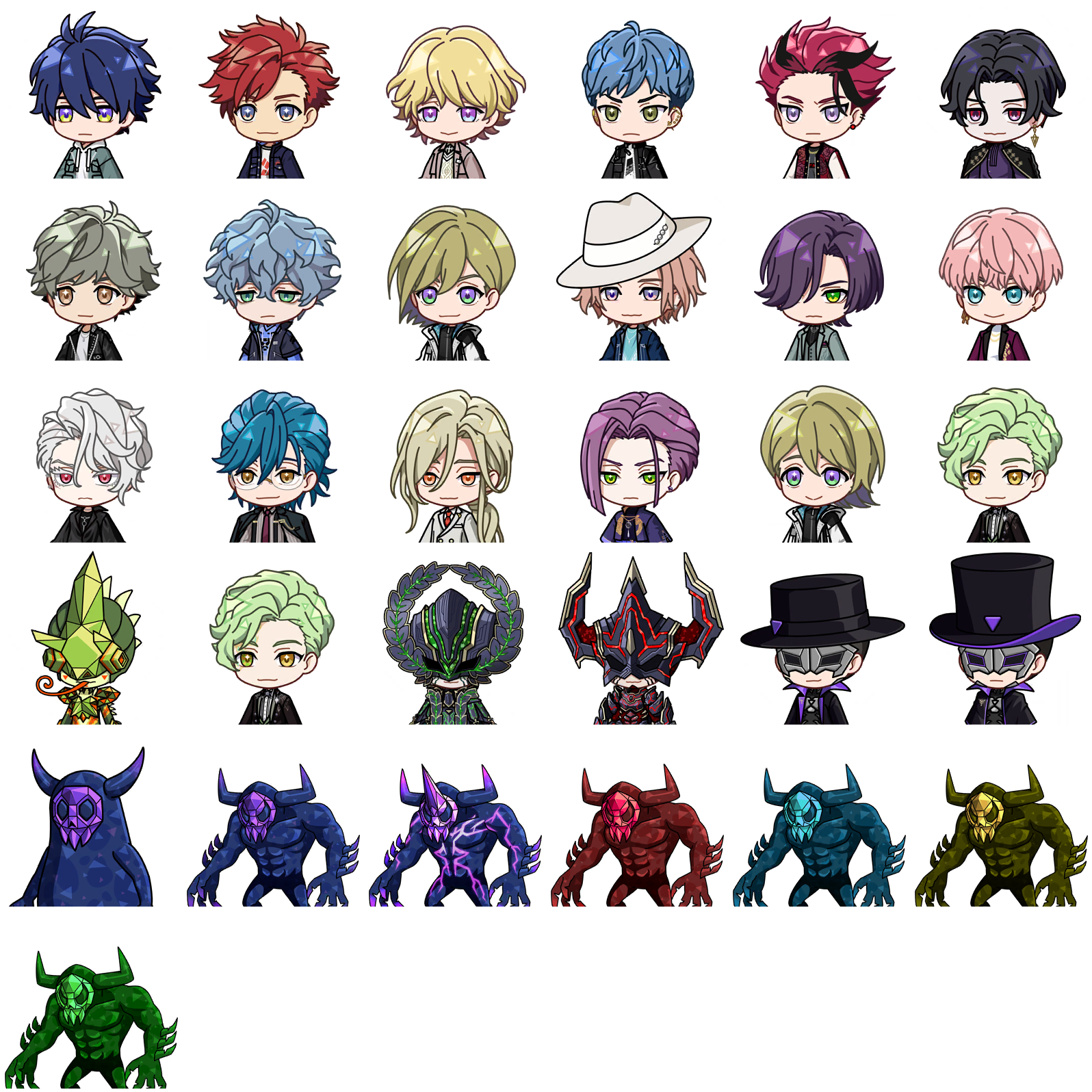 Character Icons (Chibi)